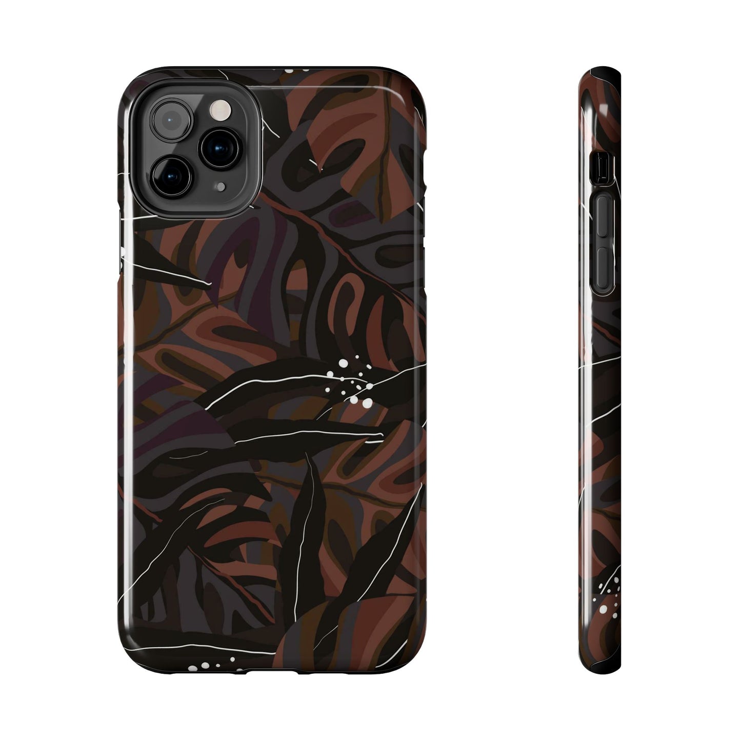 Modern exotic jungle plants Tough Phone Cases iPhone 11 Pro Max