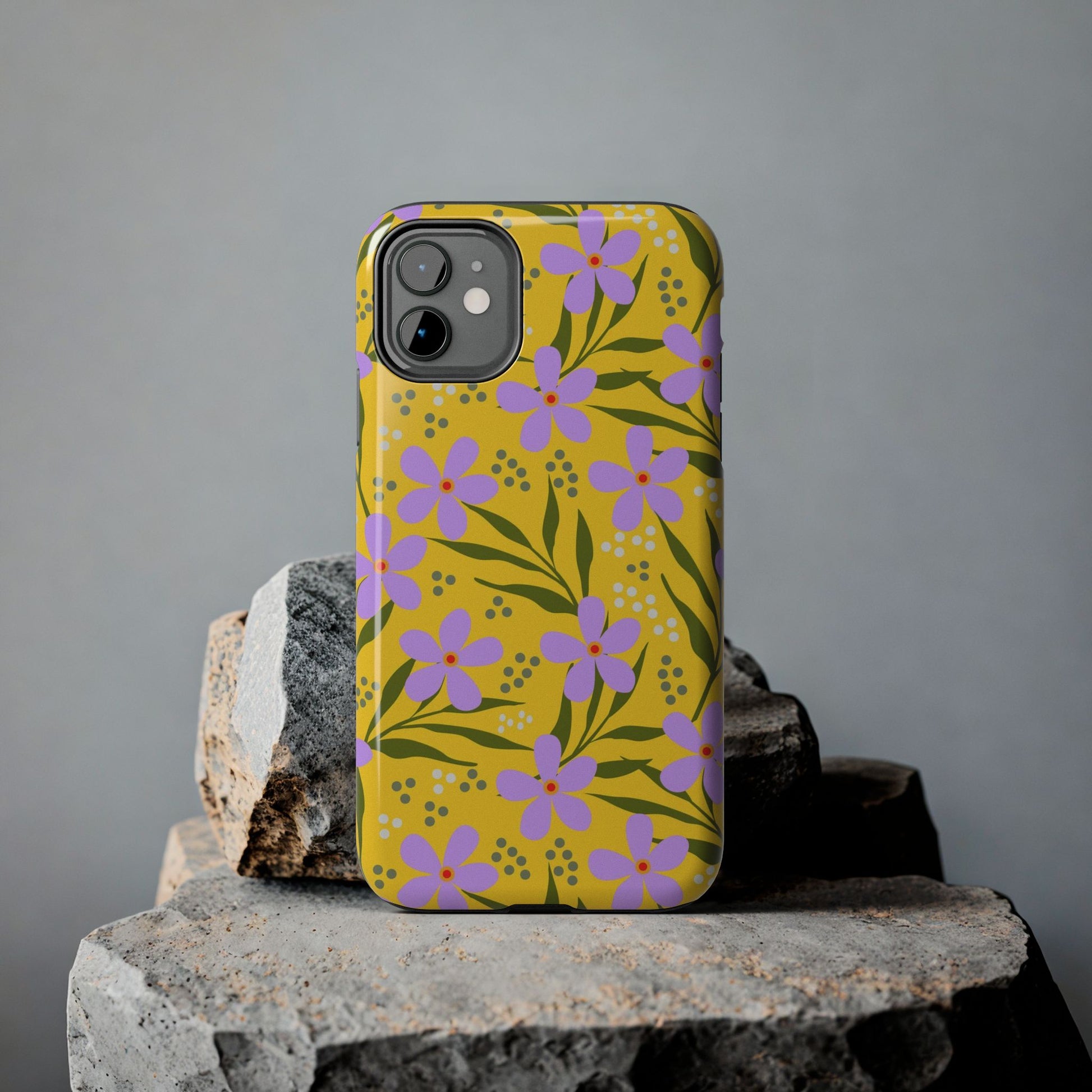 Folk art floral seamless pattern Tough Phone Cases