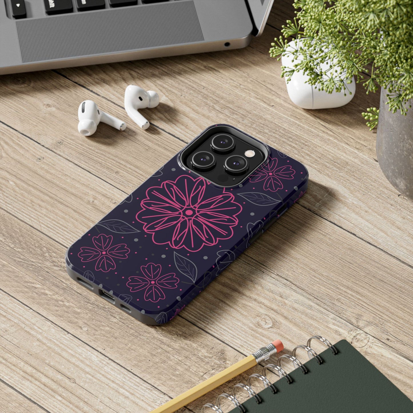 Seamless pattern geometry graphic for textile wrapping cover floor fabric Tough Phone Cases