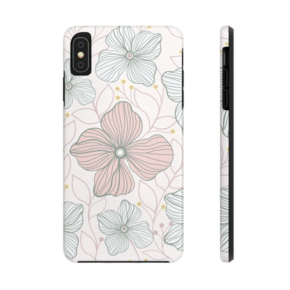 Florals seamless pattern Tough Phone Cases iPhone XS MAX