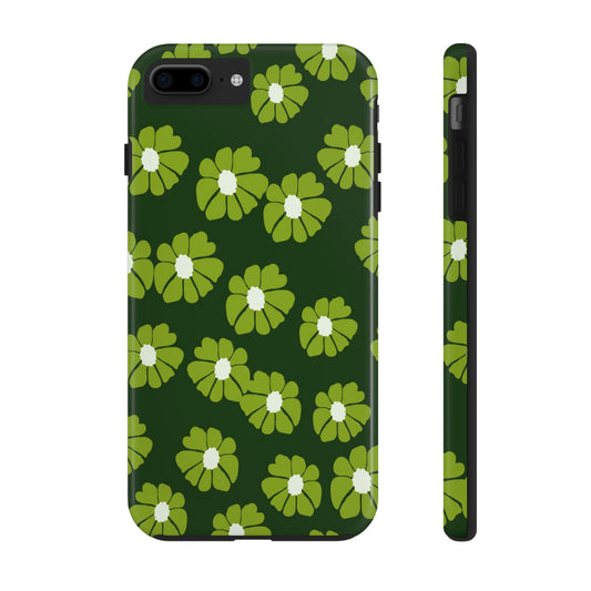 Retro groovy flowers seamless pattern Tough Phone Cases iPhone 7 Plus, iPhone 8 Plus