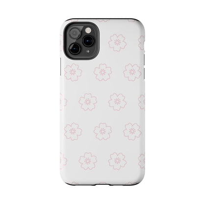 Cherry blossom seamless pattern Tough Phone Cases