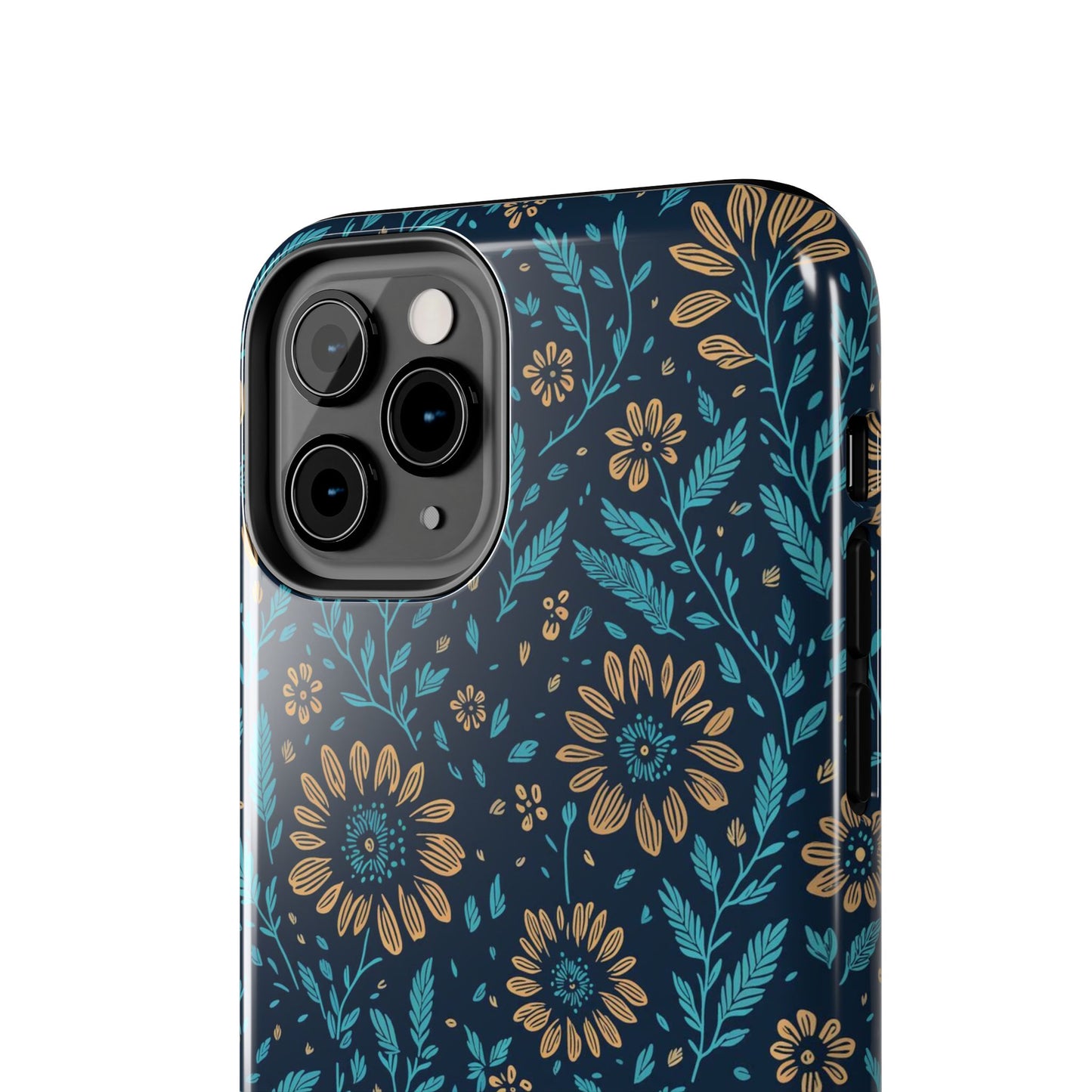 Flower Pattern Design Tough Phone Cases