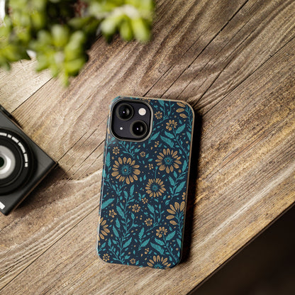 Flower Pattern Design Tough Phone Cases