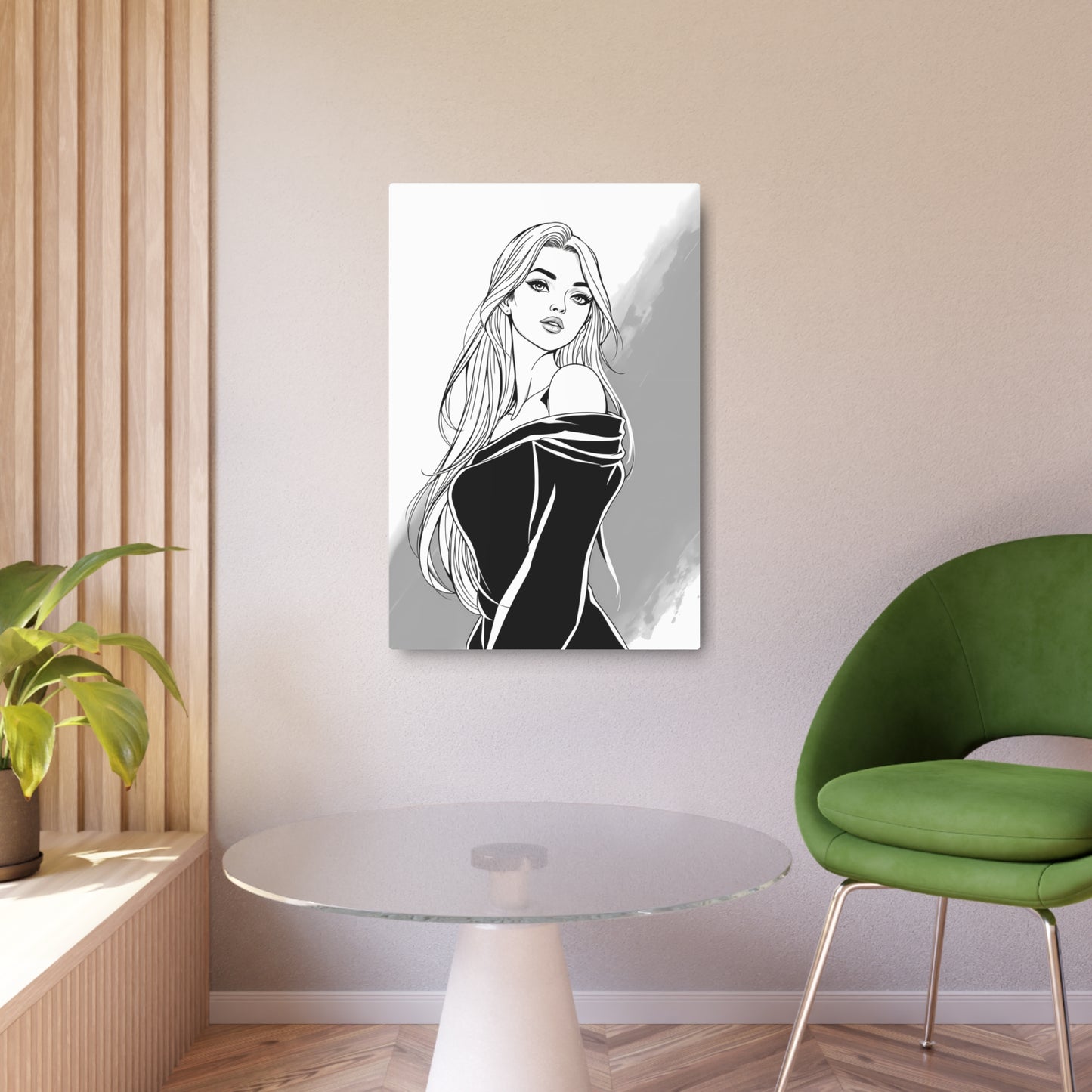 Timeless Elegance – Metal Sign Art Print