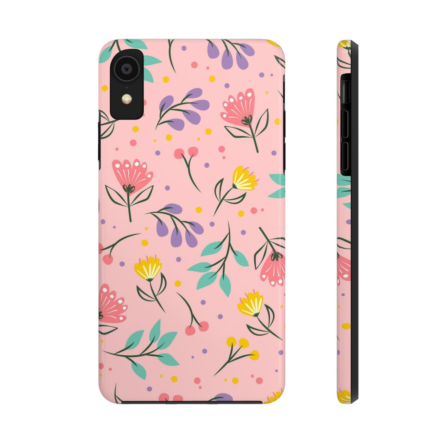 beautiful seamless handrawn floral Tough Phone Cases iPhone XR