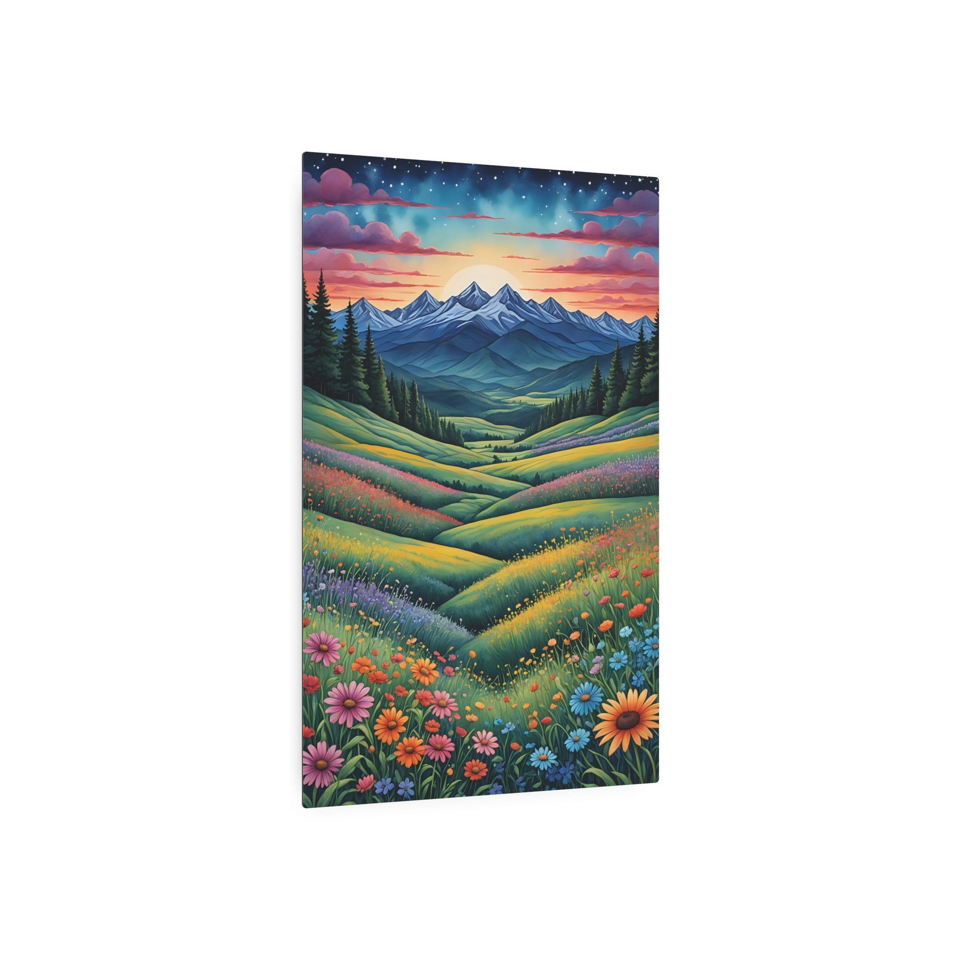 Mountain Meadow Serenade Metal Art Sign