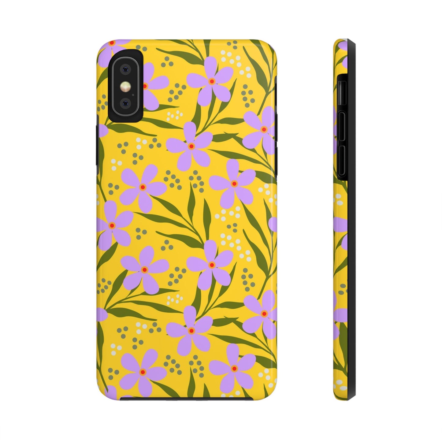 Folk art floral seamless pattern Tough Phone Cases iPhone X