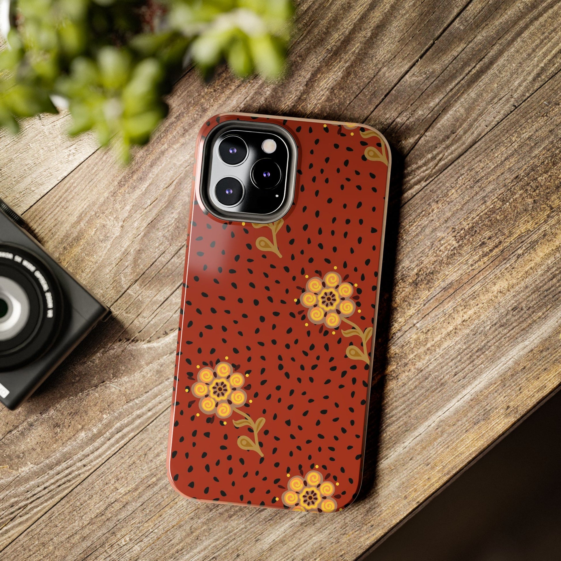 Abstract ethnic flower seamless pattern Tough Phone Cases