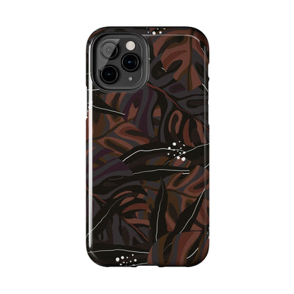 Modern exotic jungle plants Tough Phone Cases