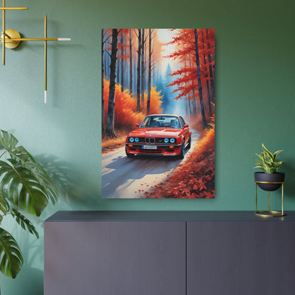 Autumn Drive Metal Art Sign 24" x 36" (Vertical) 0.12''