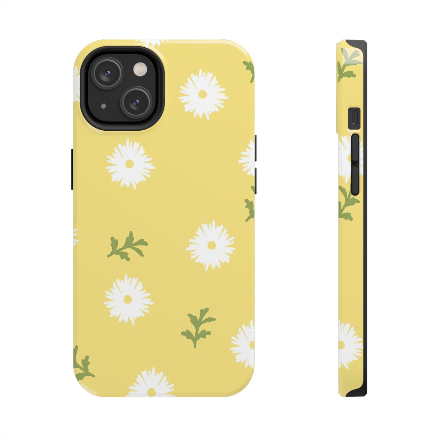 seamless doodle hand drawing daisy flower Tough Phone Cases iPhone 14