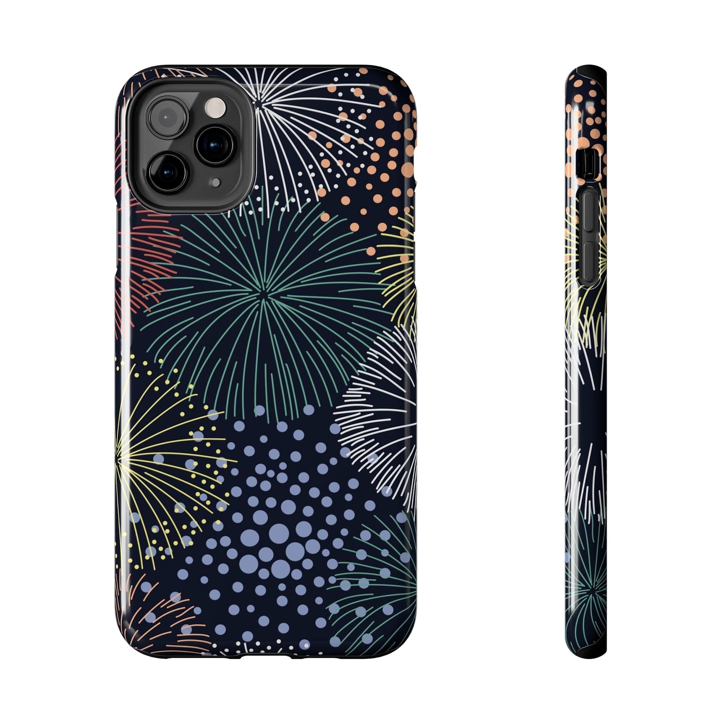 Seamless pattern with colorful fireworks Tough Phone Cases iPhone 11 Pro Max