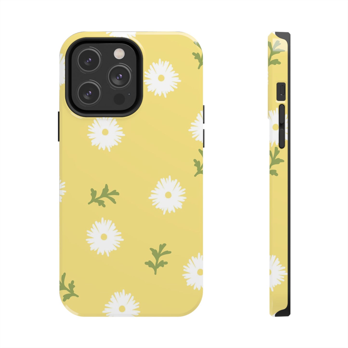 seamless doodle hand drawing daisy flower Tough Phone Cases iPhone 14 Pro Max