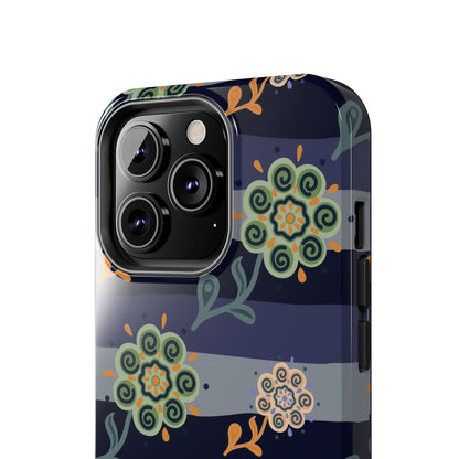 Abstract ethnic flower seamless pattern Tough Phone Cases