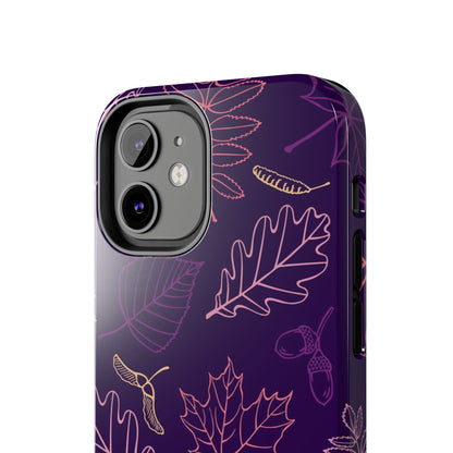 Seamless pattern with autumn leaves Tough Phone Cases