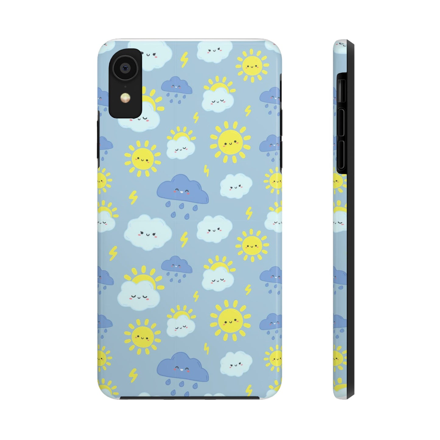 Cute rain sky pattern Tough Phone Cases iPhone XR