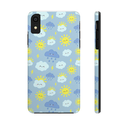 Cute rain sky pattern Tough Phone Cases iPhone XR