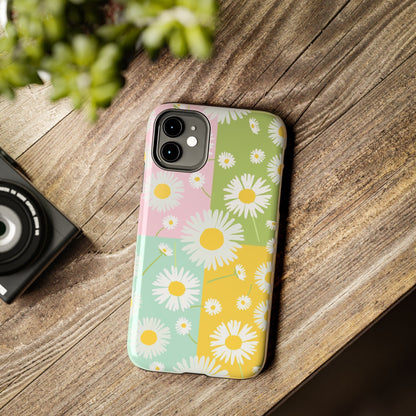 4 colors set of dandelion seamless pattern Tough Phone Cases