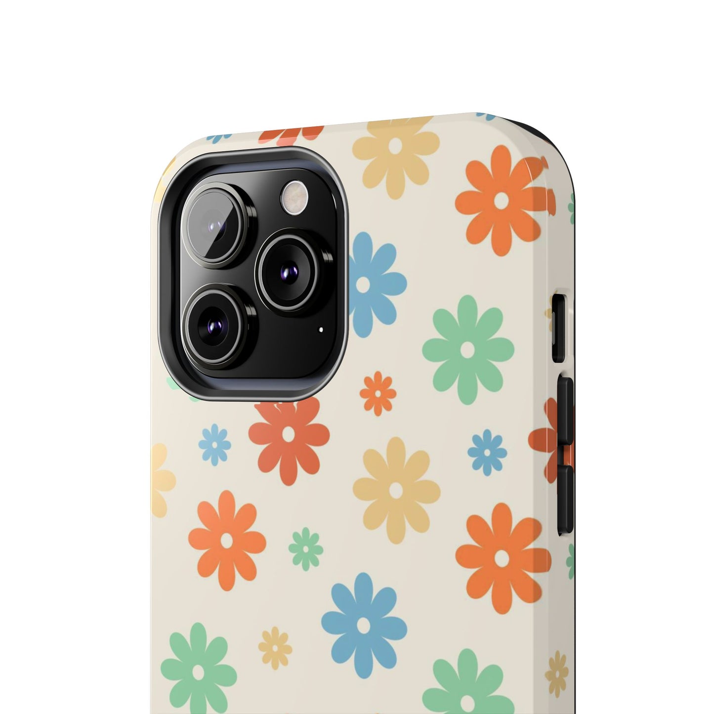 Retro groovy daisy seamless pattern Tough Phone Cases