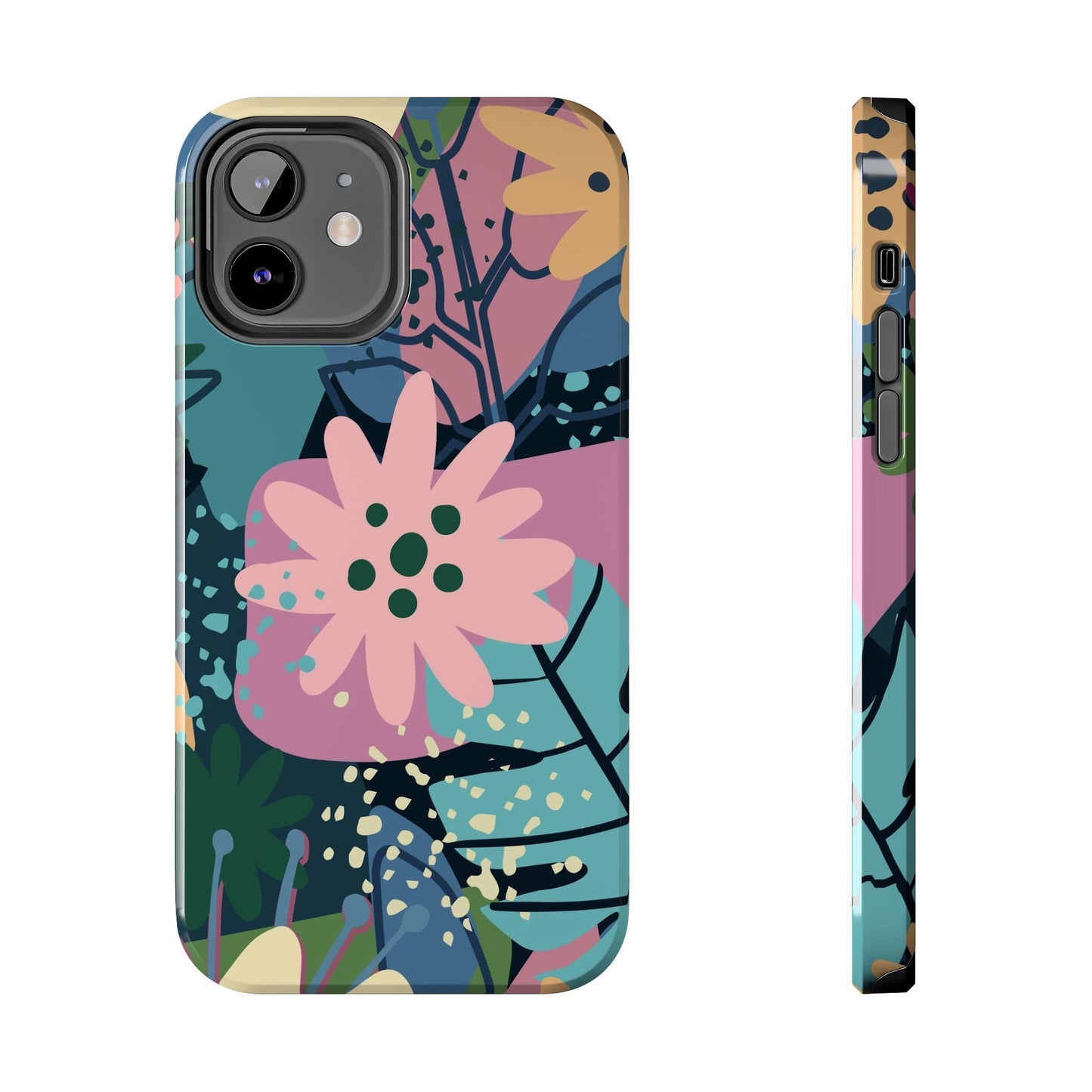 Contemporary collage design Tough Phone Cases iPhone 12