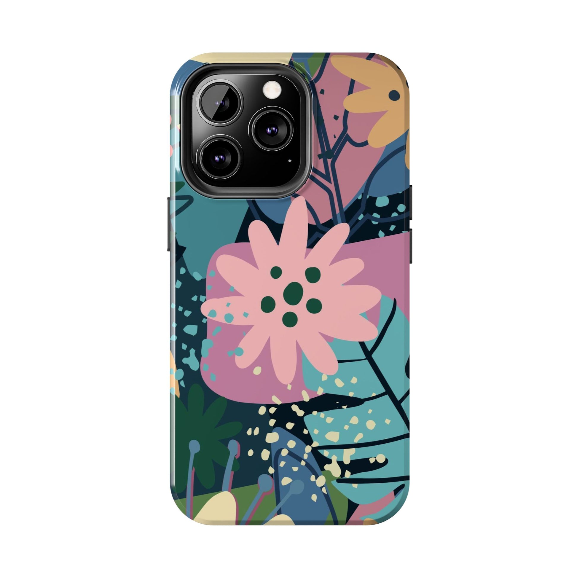 Contemporary collage design Tough Phone Cases