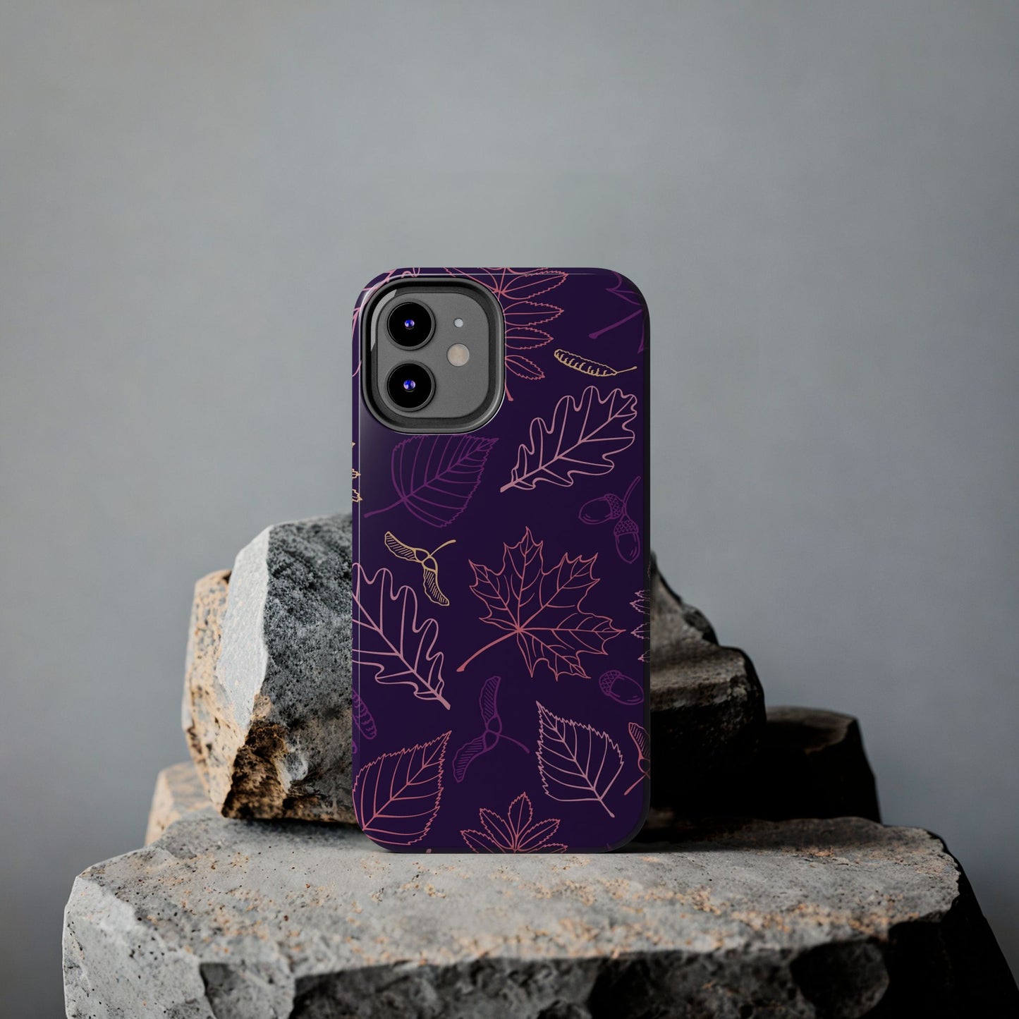 Seamless pattern with autumn leaves Tough Phone Cases