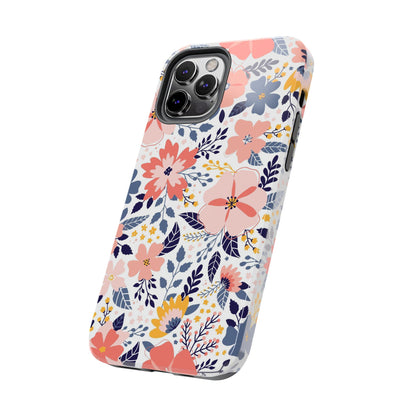 seamless pattern with abstract flowers Tough Phone Cases