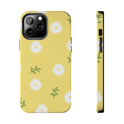 seamless doodle hand drawing daisy flower Tough Phone Cases iPhone 13 Pro Max