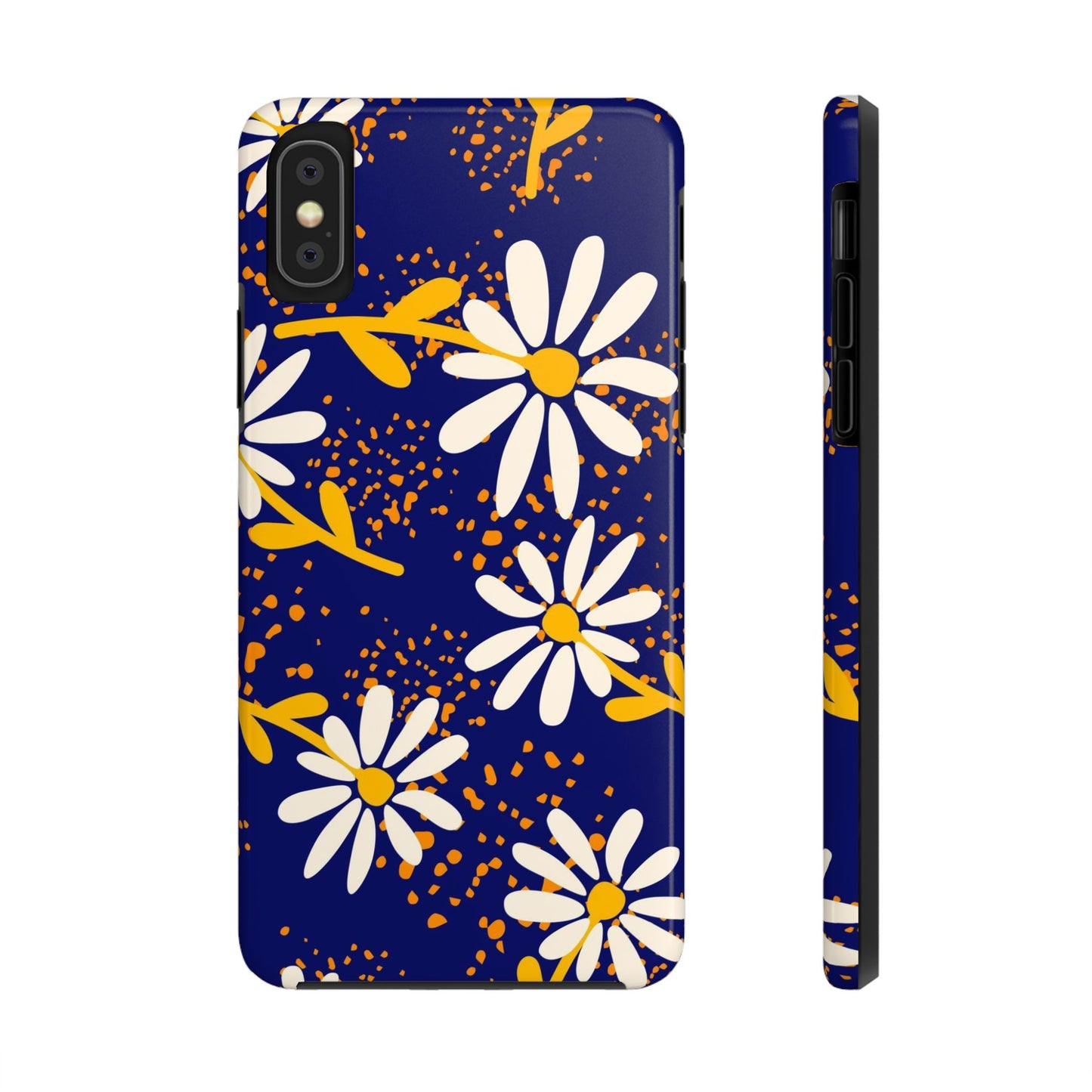 Doodle chamomile seamless pattern Tough Phone Cases iPhone X