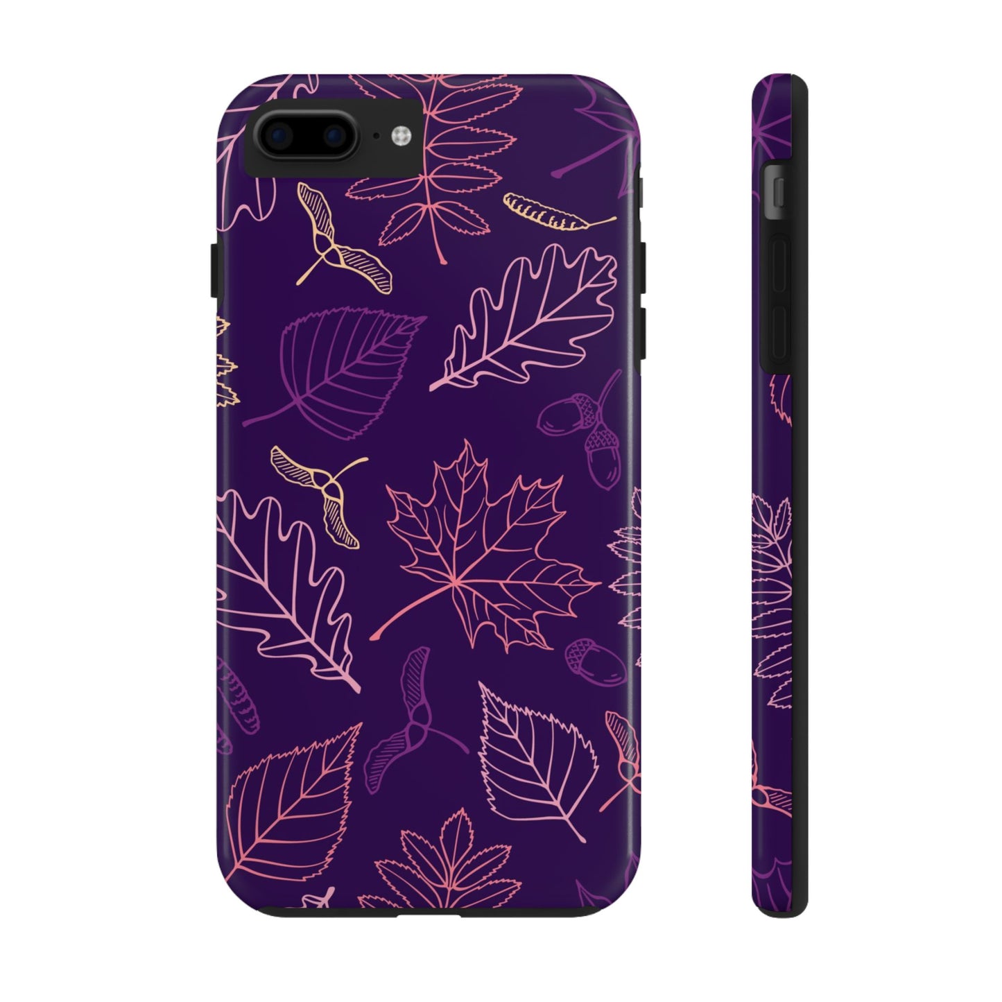 Seamless pattern with autumn leaves Tough Phone Cases iPhone 7 Plus, iPhone 8 Plus