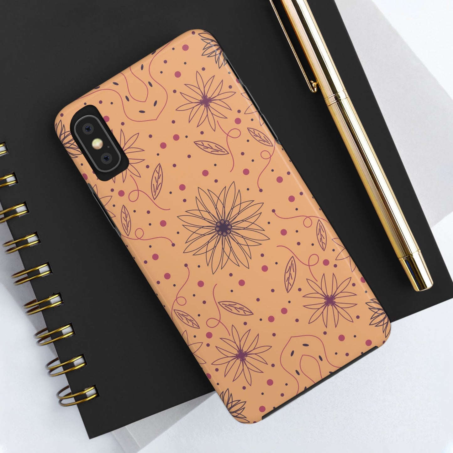 Seamless pattern geometry graphic for textile wrapping cover floor fabric Tough Phone Cases