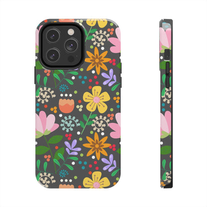 Abstract floral seamless pattern Tough Phone Cases iPhone 14 Pro Max