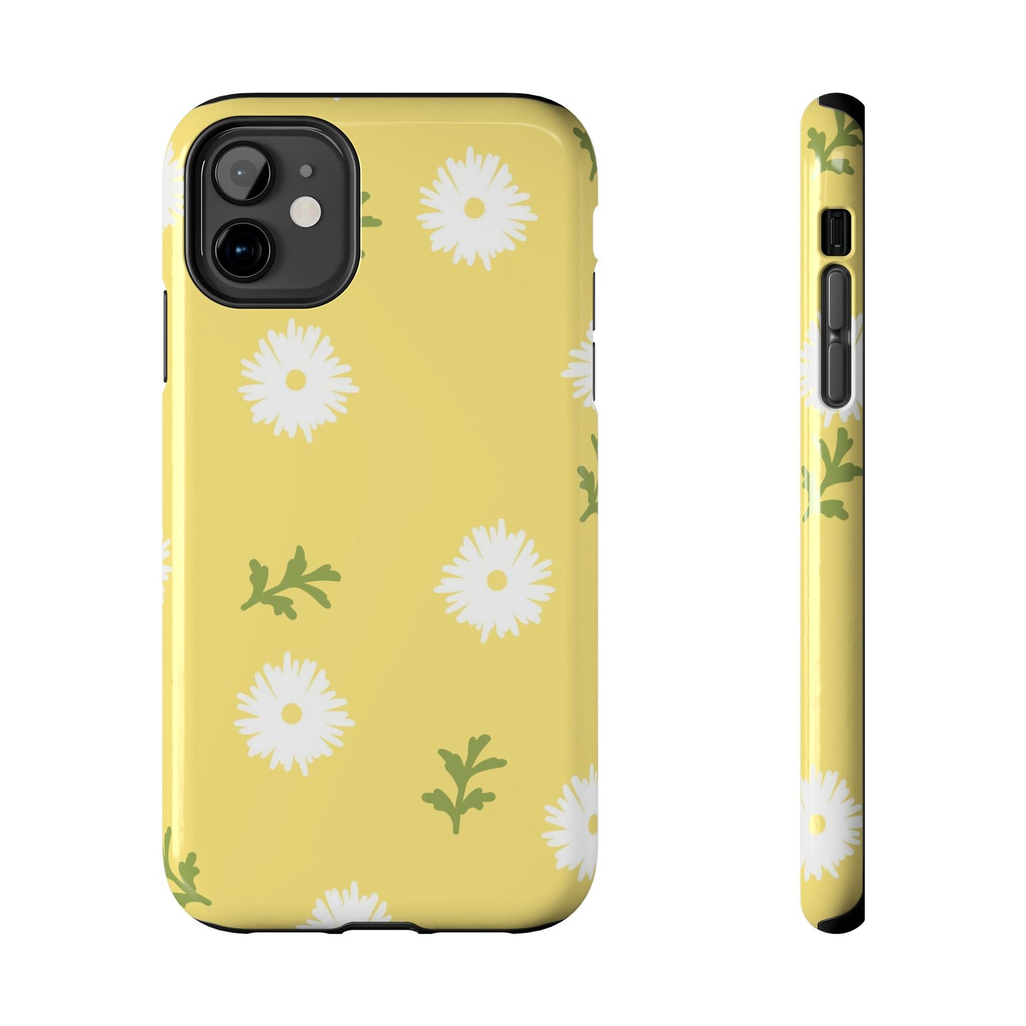 seamless doodle hand drawing daisy flower Tough Phone Cases iPhone 11