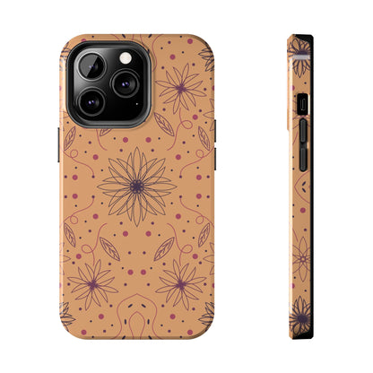 Seamless pattern geometry graphic for textile wrapping cover floor fabric Tough Phone Cases iPhone 13 Pro