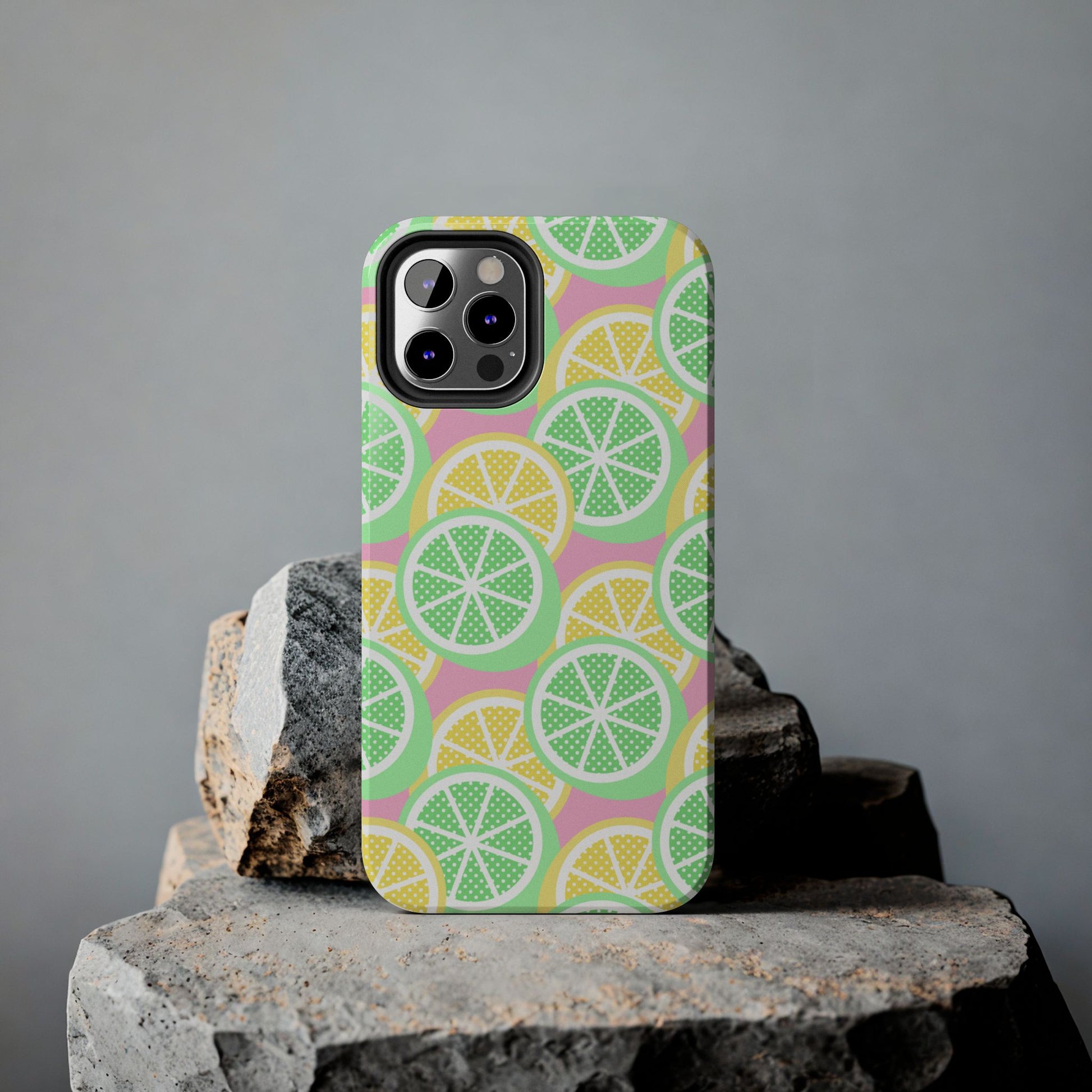 Lemon And Lime Pop Seamless Pattern Tough Phone Cases