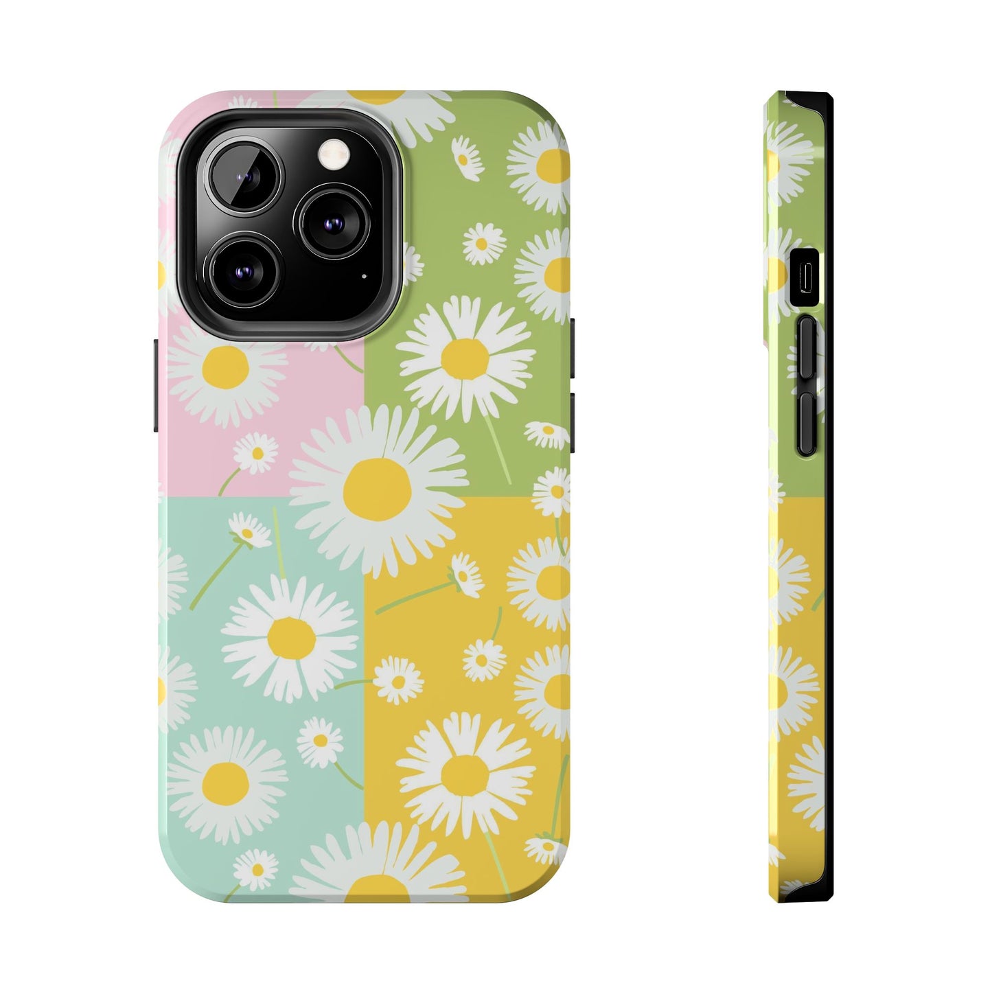 4 colors set of dandelion seamless pattern Tough Phone Cases iPhone 13 Pro