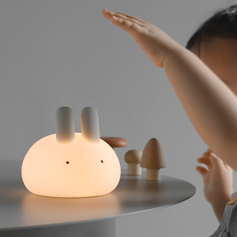 Tangyuan Rabbit Balls Silicone Clapping Lovely Night Lamp Led Lights