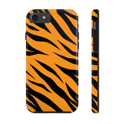 Tiger Texture Tough Phone Cases iPhone 7, iPhone 8, iPhone SE