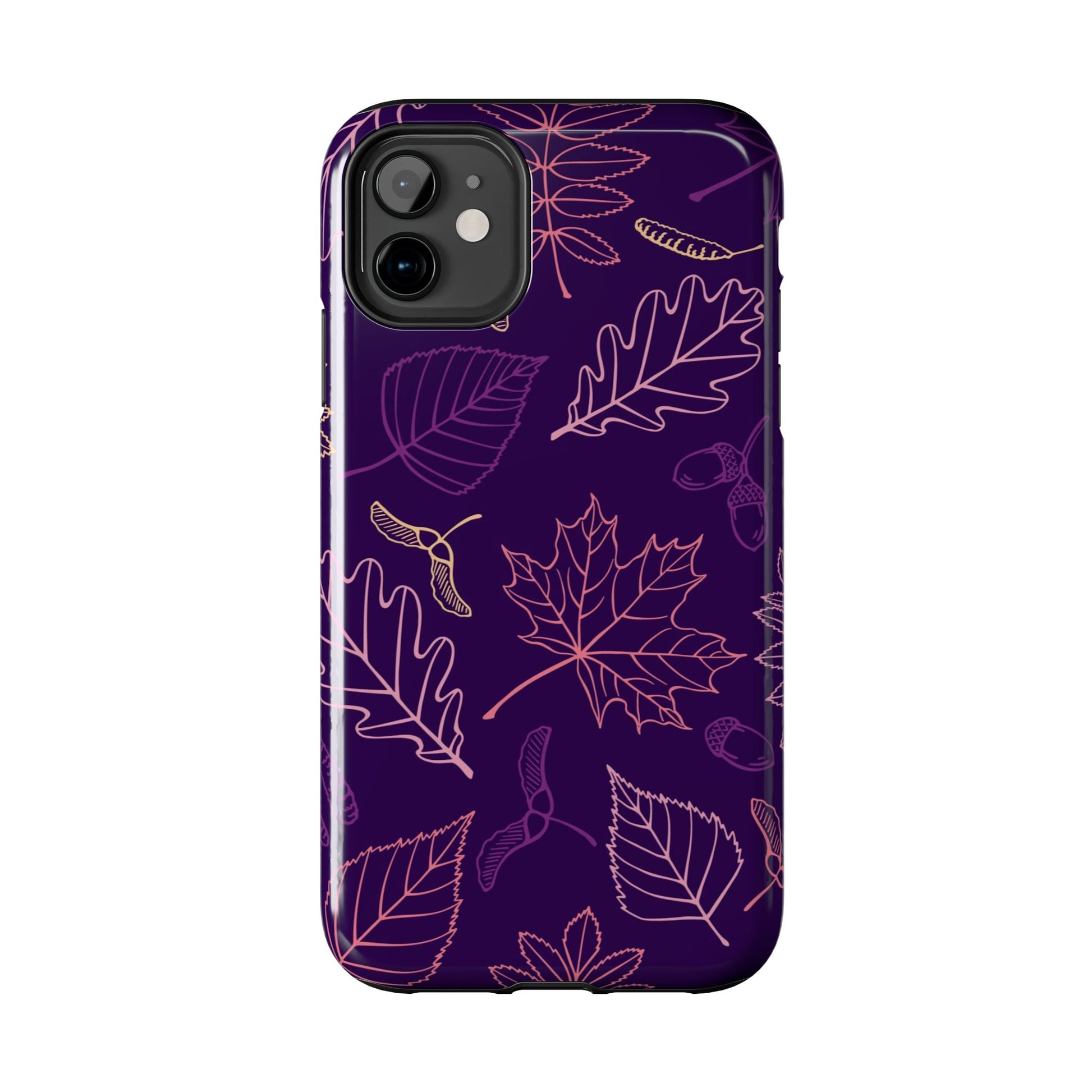 Seamless pattern with autumn leaves Tough Phone Cases