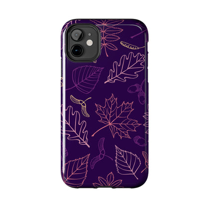 Seamless pattern with autumn leaves Tough Phone Cases