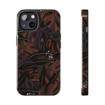 Modern exotic jungle plants Tough Phone Cases iPhone 13