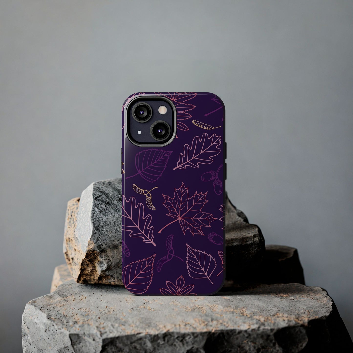 Seamless pattern with autumn leaves Tough Phone Cases