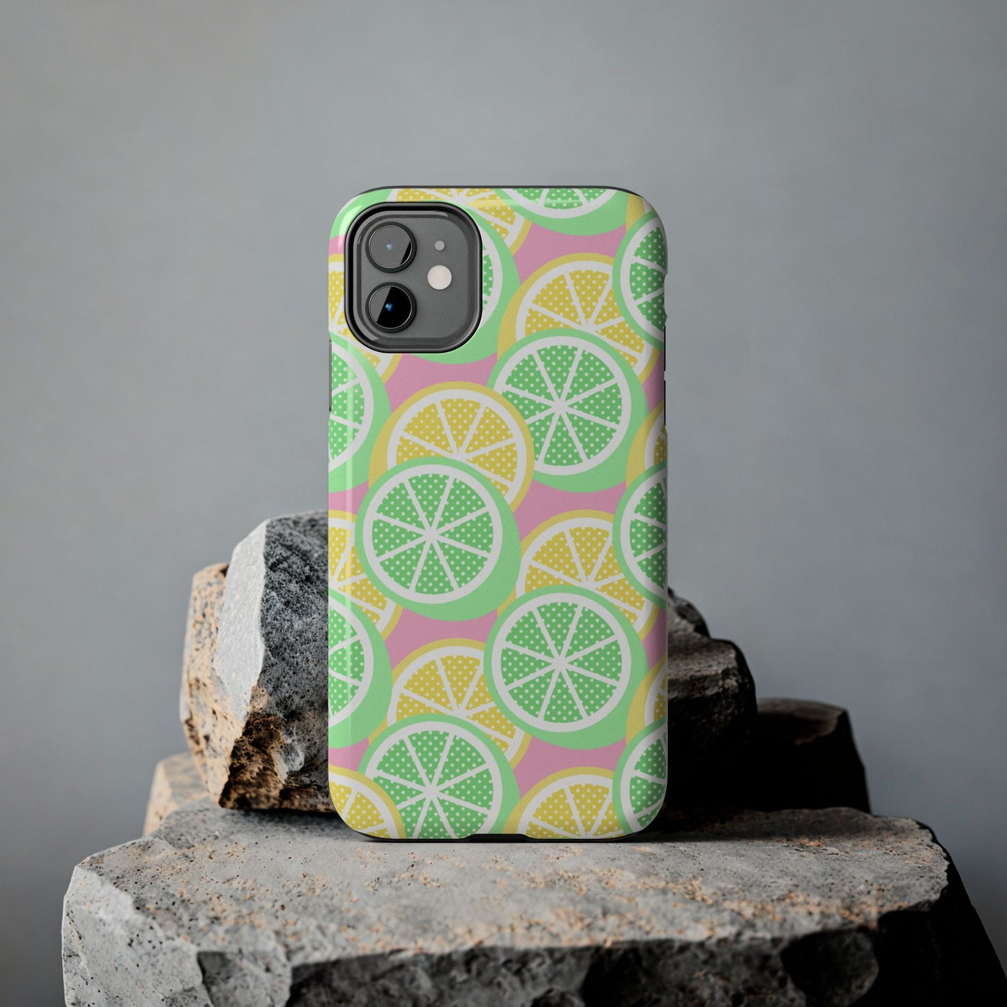 Lemon And Lime Pop Seamless Pattern Tough Phone Cases