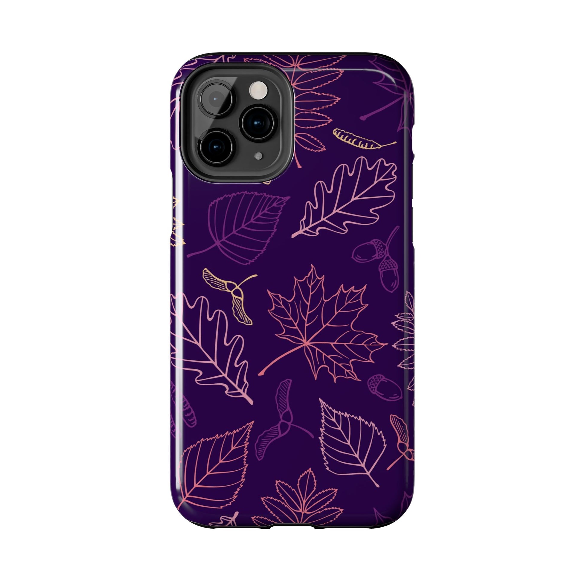 Seamless pattern with autumn leaves Tough Phone Cases