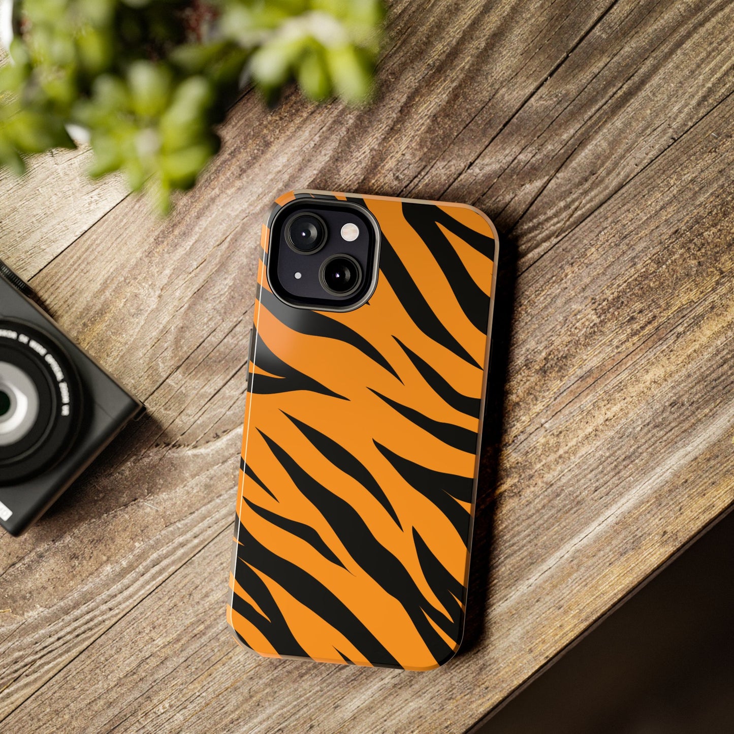 Tiger Texture Tough Phone Cases