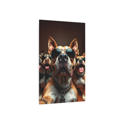 Cool Canine Crew Metal Sign - A Must-Have for Dog Lovers