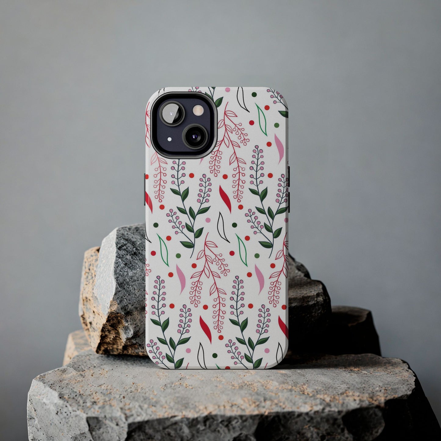 Seamless floral pattern, cute ditsy Tough Phone Cases