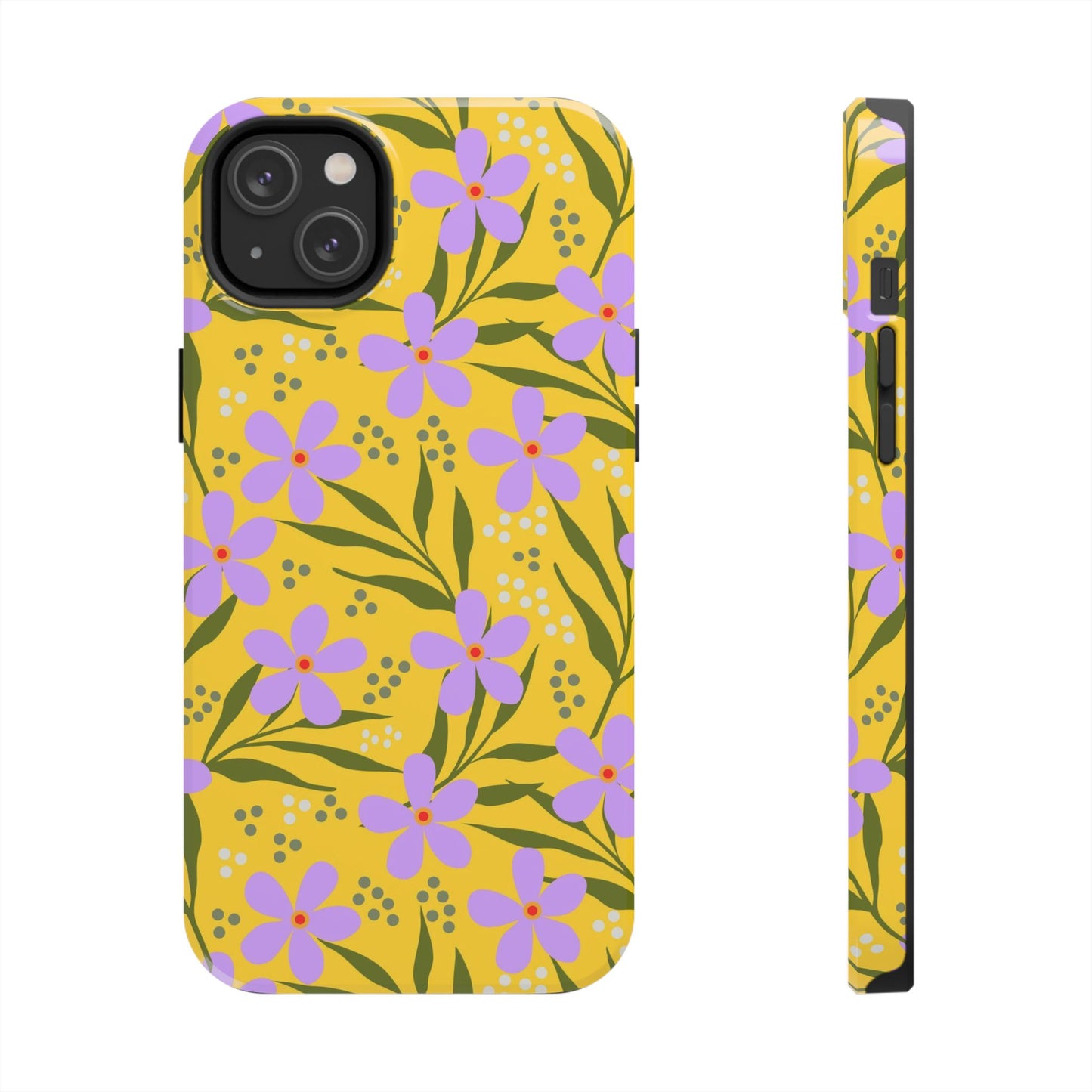 Folk art floral seamless pattern Tough Phone Cases iPhone 14 Plus