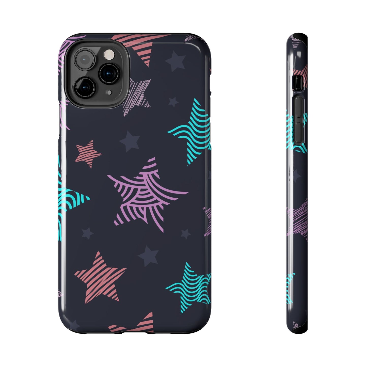 Hand Drawn Seamless Pattern Stars Tough Phone Cases iPhone 11 Pro Max